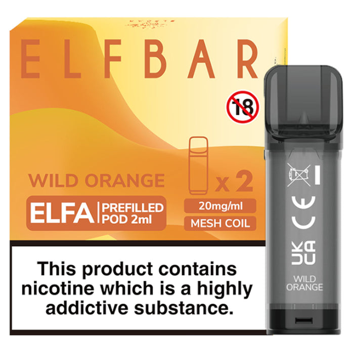 Wild Orange Elfbar ELFA Prefilled Pods 2ml Elf Bar