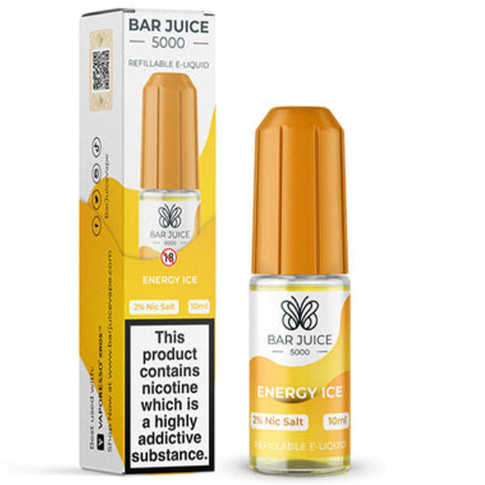 Energy Ice Nic Salt E-Liquid by Bar Juice 5000 Bar Juice