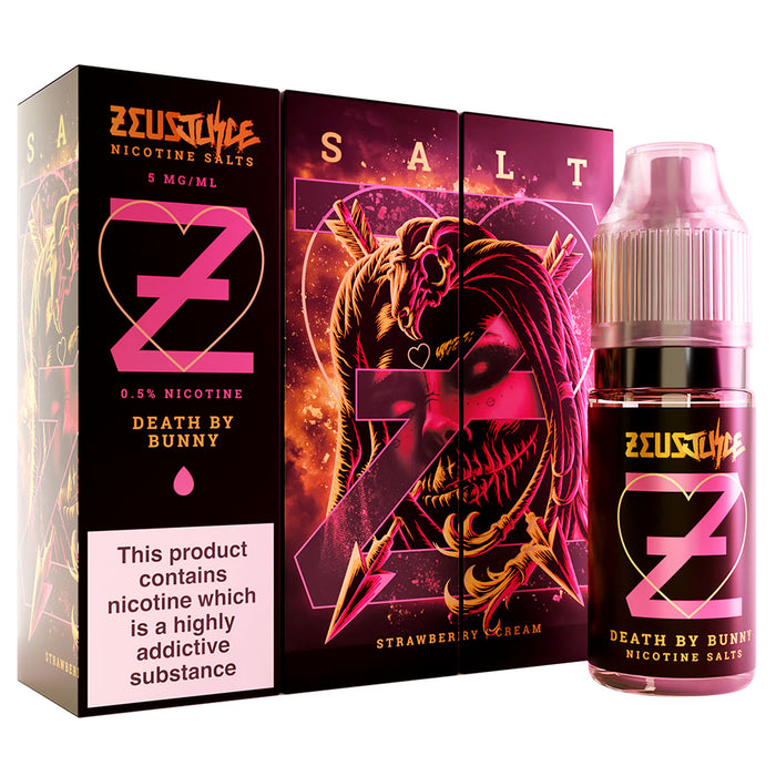 Death By Bunny Nicotine Salt By Zeus Juice 10ml Zeus Juice Uk
