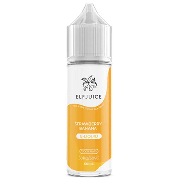 Strawberry Banana Ice By Elf Juice 50ml Shortfill 0mg Elf Juice