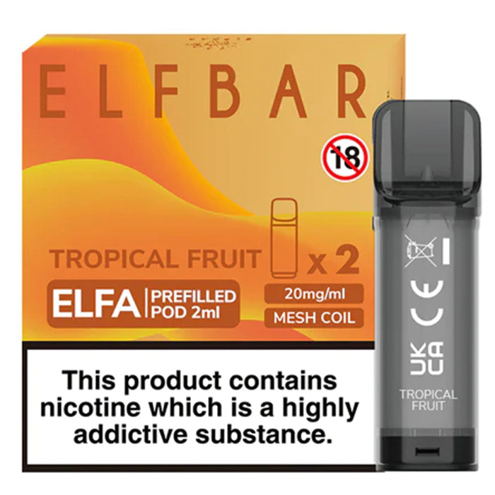 Tropical Fruit Elfbar ELFA Prefilled Pods 2ml Elf Bar
