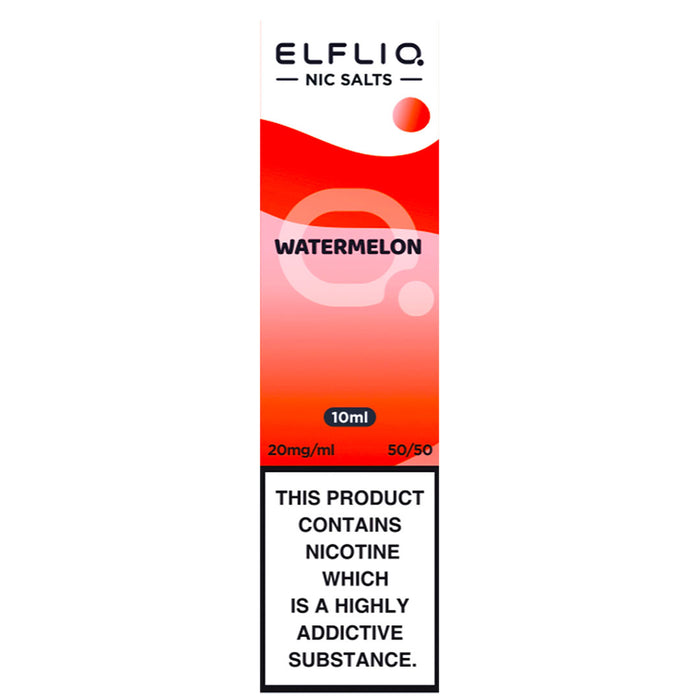 Watermelon By Elf Bar Elfliq 10ml E Liquid Nicotine Salt Elf Bar
