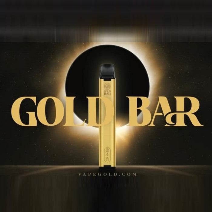 Discover Pure Luxury with the Gold Bar Disposable Vape