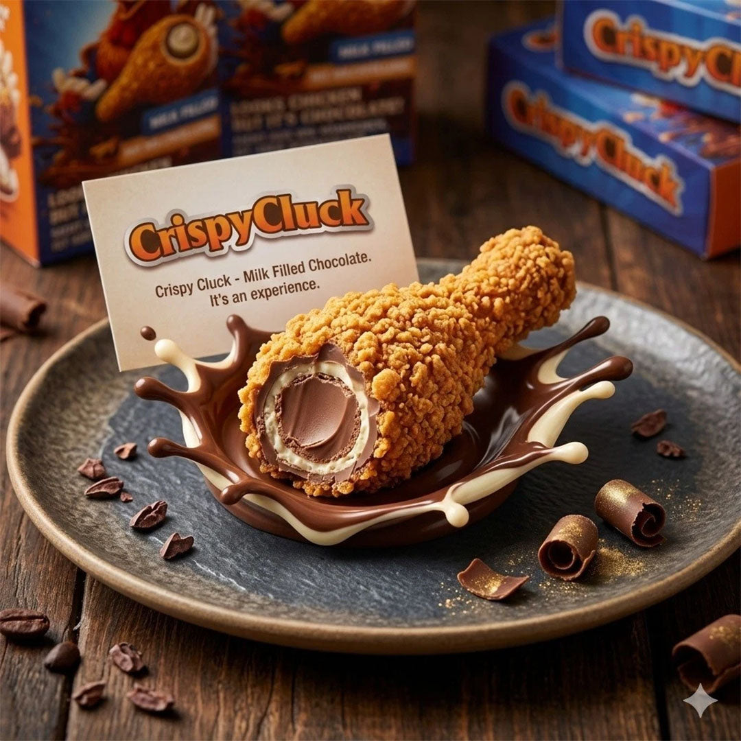 Crispy Cluck Chocolate | Realistic Fried Chicken Shaped Novelty ...
