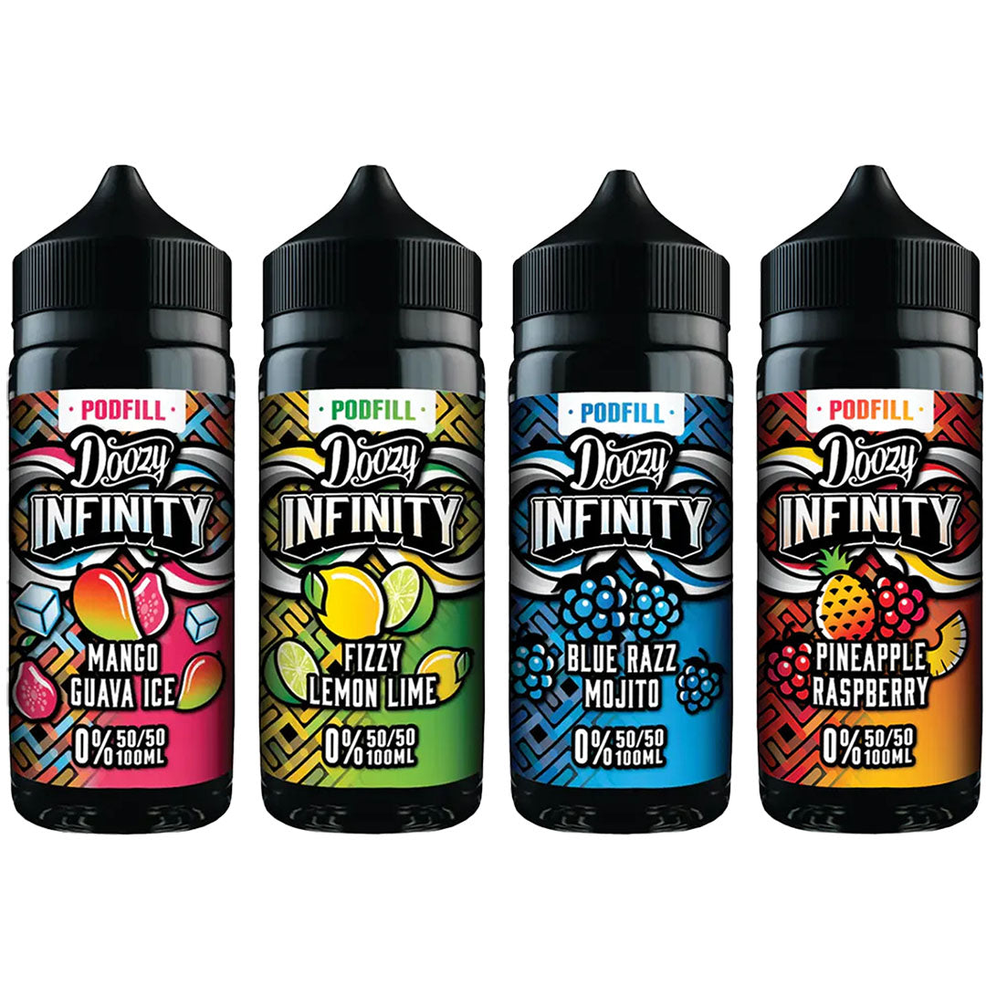 Doozy Infinity Pod Fill 50/50 100ml Shortfill E-liquid Vapin Loud Doozy Infinity Pod Fill 50/50 100ml Shortfill E-liquid Vapin Loud