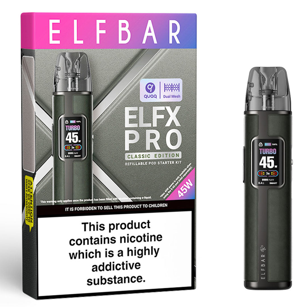 ELFBAR ELFX Pro Classic Edition Pod Kit Vapin Loud ELFBAR ELFX Pro Classic Edition Pod Kit Vapin Loud