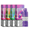 ELF Bar Plusso vape device and refill packs on a white background