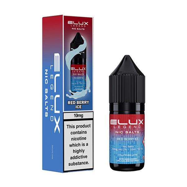 Red Berry Ice By Elux Legend 10ml Nic Salt | 10mg & 20mg