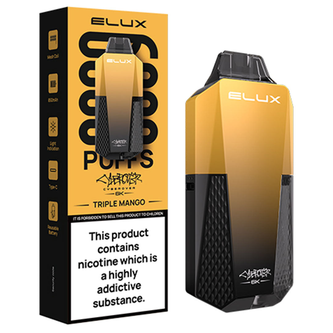 Elux Cyberover 6k Disposable Vape Kit | Vapin Loud | Free UK Delivery