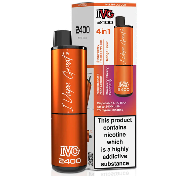 IVG 2400 Disposable Vape Pod Device  I VG Multi Flavour - Special Edition  