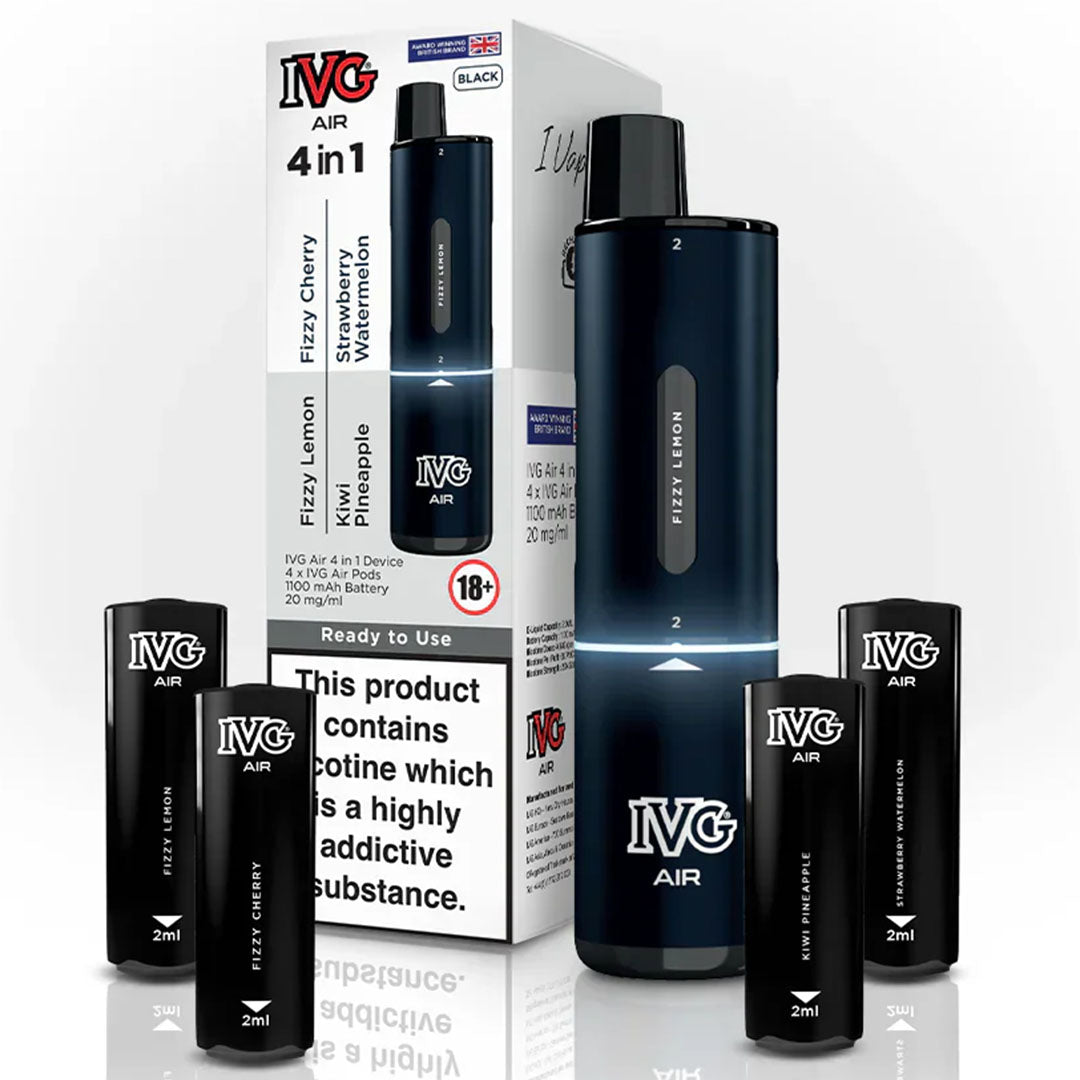 IVG Air 4 in 1 Rechargeable Pod Kit Vapin Loud IVG Air 4 in 1 Rechargeable Pod Kit Vapin Loud