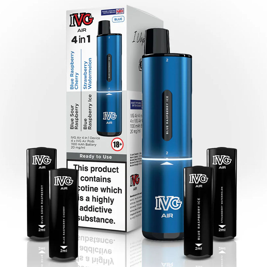 IVG Air 4 in 1 Rechargeable Pod Kit Vapin Loud IVG Air 4 in 1 Rechargeable Pod Kit Vapin Loud