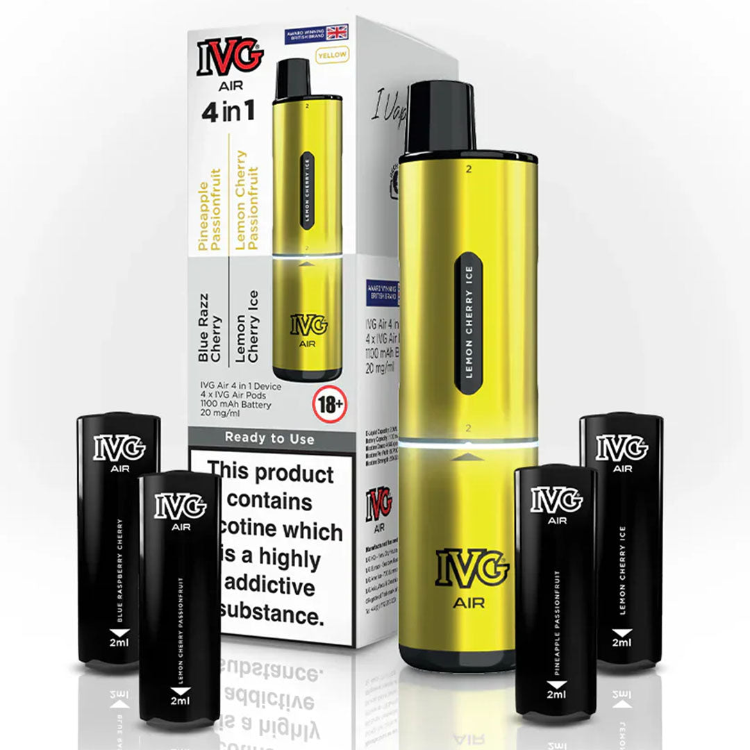 IVG Air 4 in 1 Rechargeable Pod Kit Vapin Loud IVG Air 4 in 1 Rechargeable Pod Kit Vapin Loud