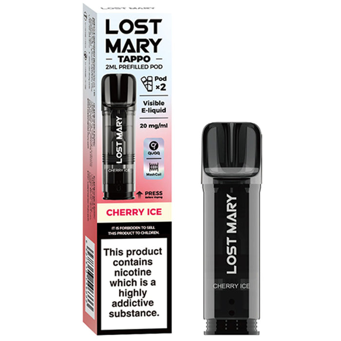 Lost Mary Tappo Pods  Lost Mary Cherry Ice  