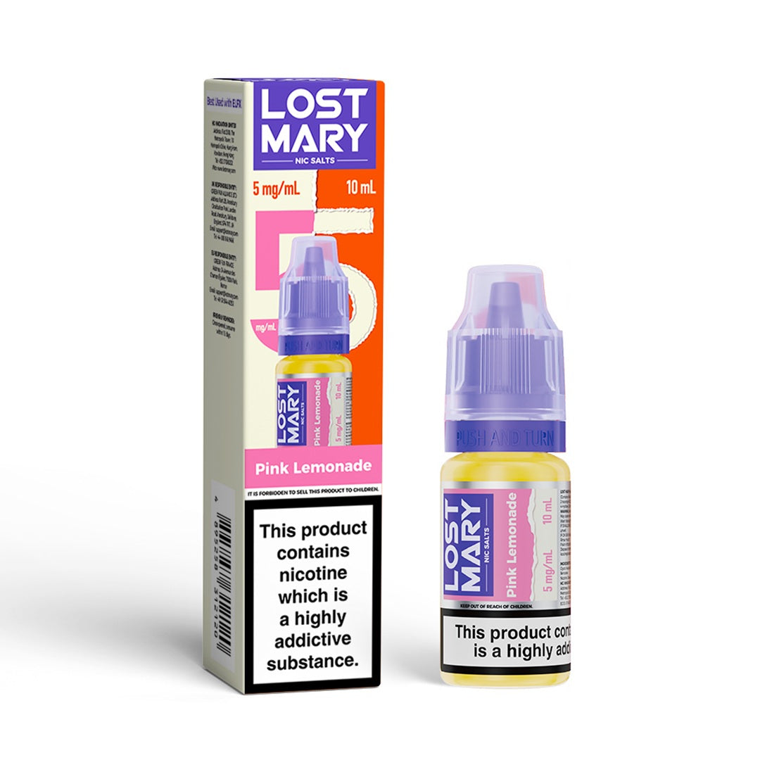5mg Nicotine Vape Juice Lost Mary Nic Salt E-Liquid 5mg 5mg Nicotine Vape Juice Lost Mary Nic Salt E-Liquid 5mg