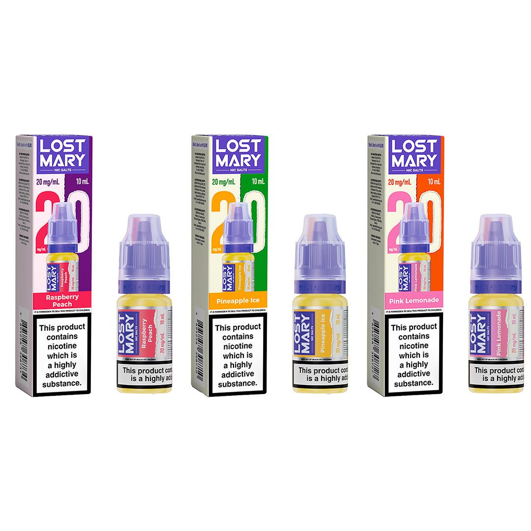 Lost Mary Nic Salt 20mg | Maximum Strength Vape Juice UK | 10ml Vapin Loud Lost Mary Nic Salt 20mg | Maximum Strength Vape Juice UK | 10ml Vapin Loud