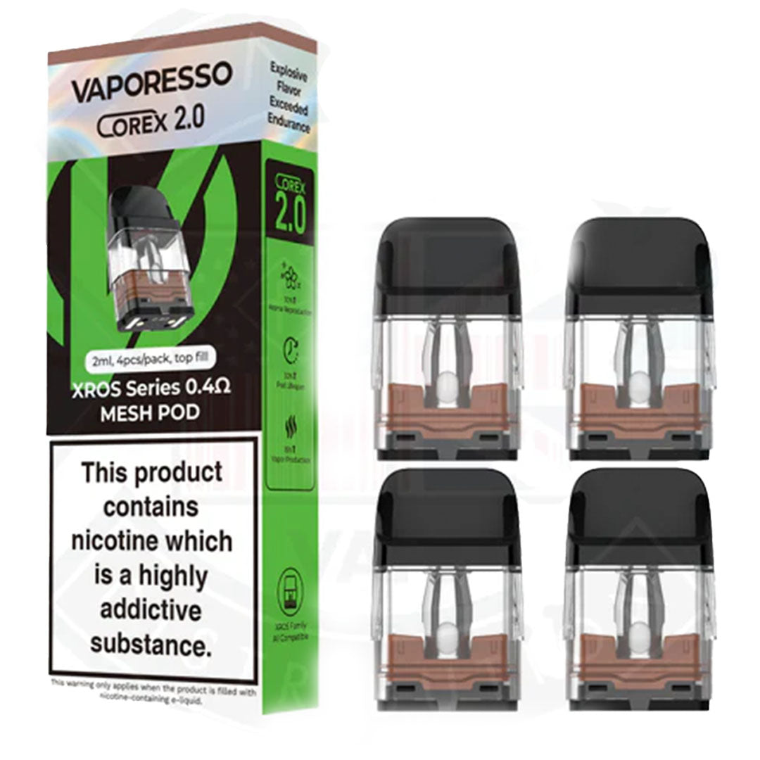 Vaporesso XROS Series Corex 2.0 Version Mesh Pod Vapin Loud Vaporesso XROS Series Corex 2.0 Version Mesh Pod Vapin Loud