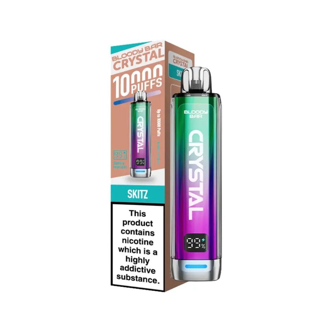 Bloody Bar Crystal 10K Prefilled Vape KIT | Vapin Loud Free Shipping Bloody Bar Crystal 10K Prefilled Vape KIT | Vapin Loud Free Shipping