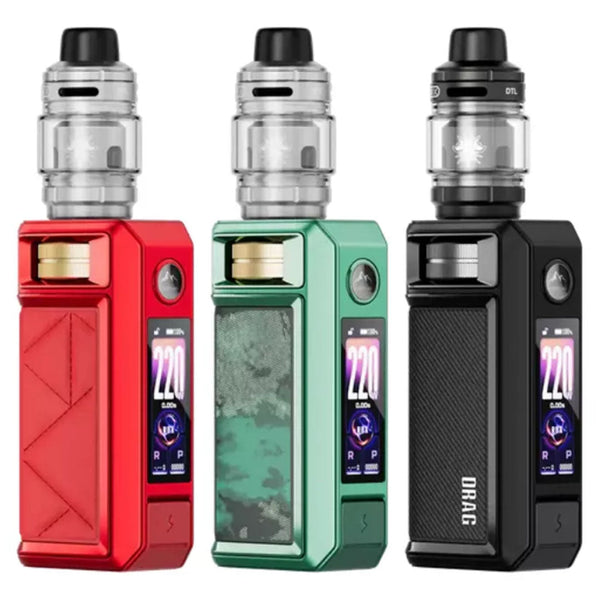 voopoo drag gene tt 6 Vape Kit 220W | 3.0 Chipset flovar:Banana Split Freedojokit flum pebble white gummy