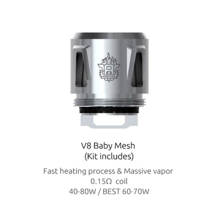 SMOK TFV8 V8 BABY MESH REPLACEMENT VAPE COILS  SMOK   