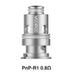 VooPoo PnP Replacement Coils (5 Pack)  Voopoo PnP-R1 0.8ohm: 12-18w  