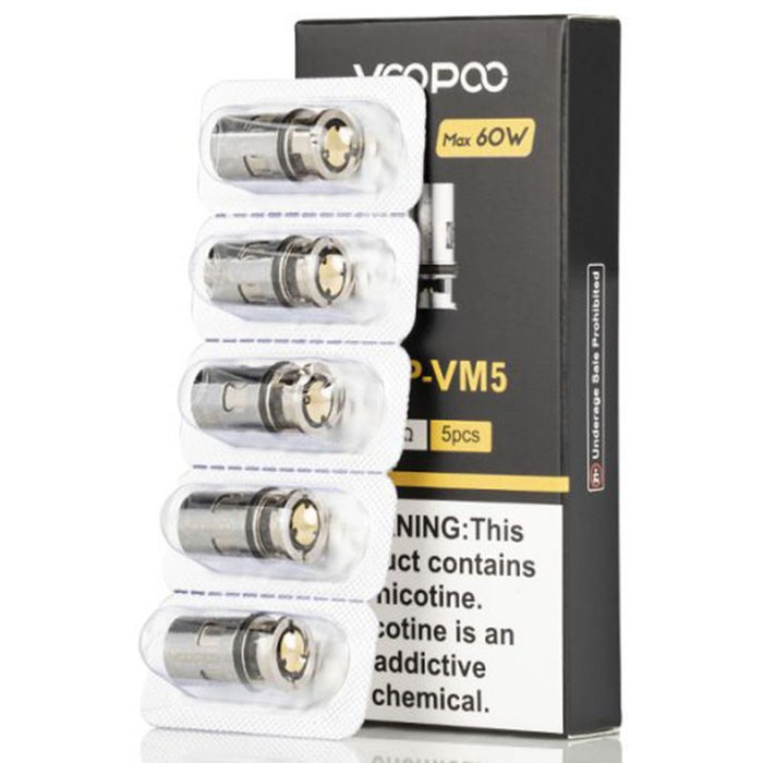 VooPoo PnP Replacement Coils (5 Pack)  Voopoo PnP-VM5 0.2ohm  