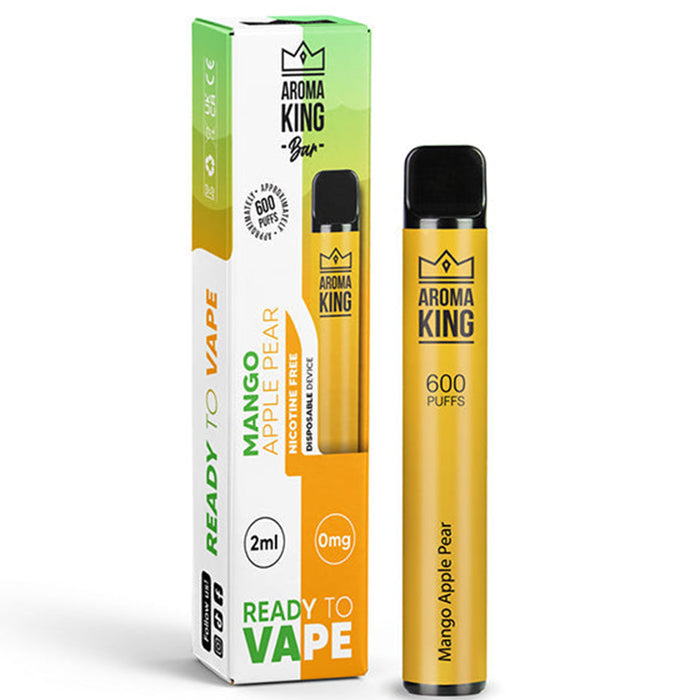 Aroma King - Air Flow - Disposable Device 600 puffs - 10mg  Aroma King Ns10mg Mango Apple Pear 