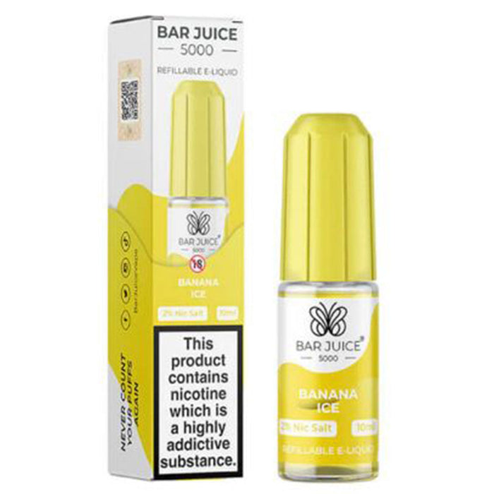 Banana Ice Nic Salt E-Liquid by Bar Juice 5000  Bar Juice   