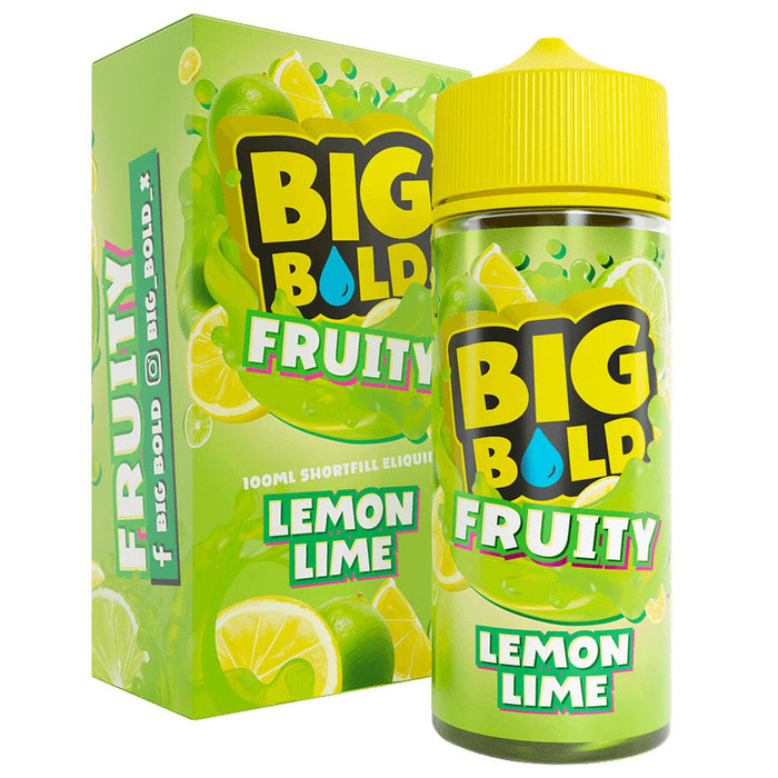 Big Bold Fruity Lemon Lime - 0mg 100ml  Big Bold   