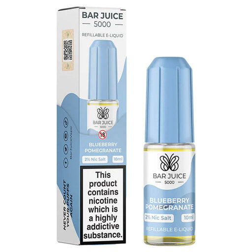 Blueberry Pomegranate Nic Salt E-Liquid by Bar Juice 5000  Bar Juice   