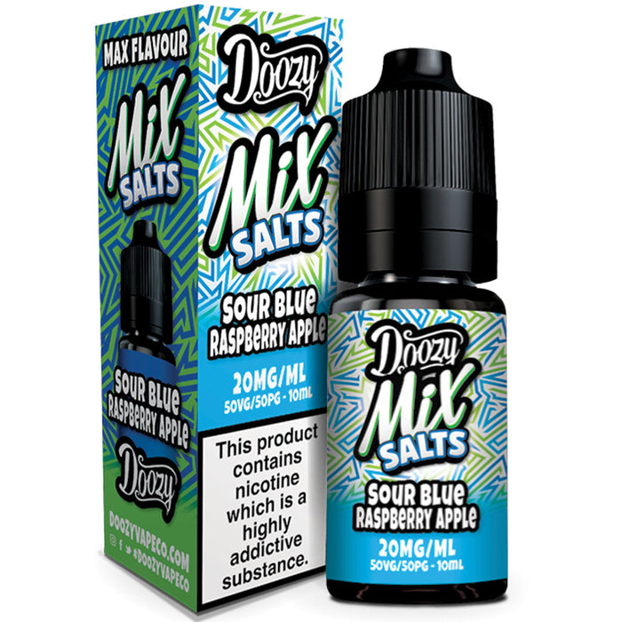 Doozy Mix Salts Sour Blue Raspberry Apple Nic Salt E-liquid  Doozy Vape   