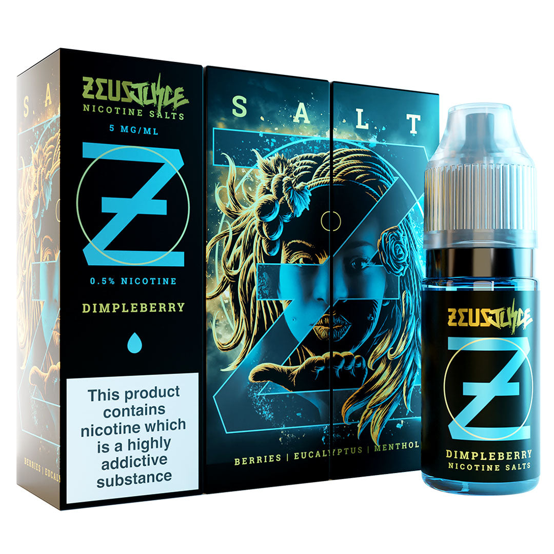 Dimpleberry Nicotine Salt By Zeus Juice 10ml Vapin Loud Dimpleberry Nicotine Salt By Zeus Juice 10ml Vapin Loud