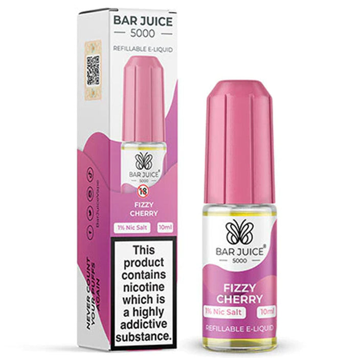 Fizzy Cherry Nic Salt E-Liquid by Bar Juice 5000  Bar Juice   