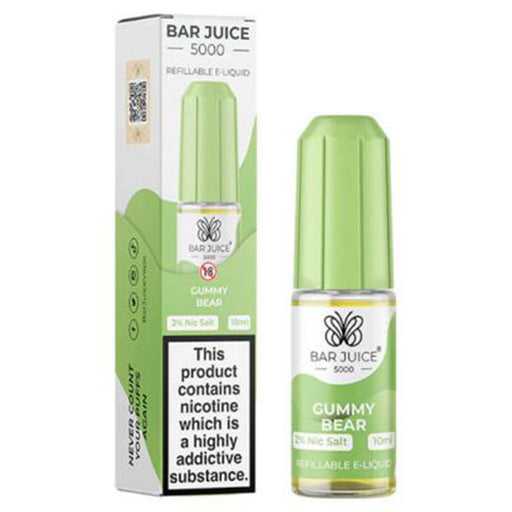 Gummy Bear Nic Salt E-Liquid by Bar Juice 5000  Bar Juice   