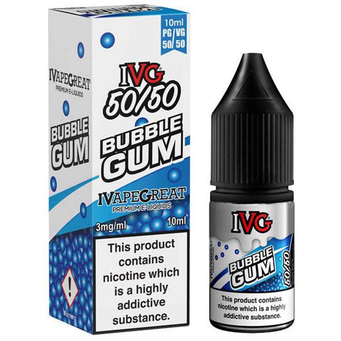 IVG 50/50 Series Bubblegum 10ml E-Liquid  I VG   