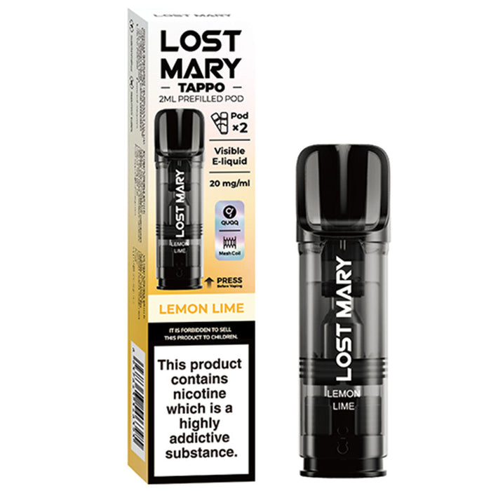 Lost Mary Tappo Pods  Lost Mary Lemon Lime  