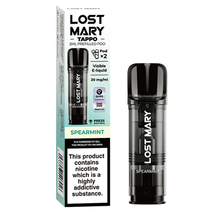 Lost Mary Tappo Pods  Lost Mary Spearmint  