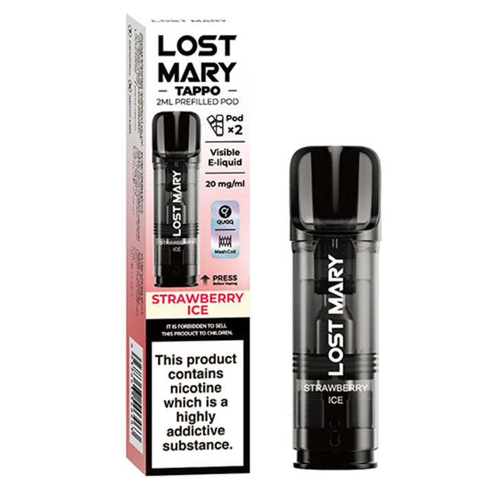 Lost Mary Tappo Pods  Lost Mary Strawberry Ice  