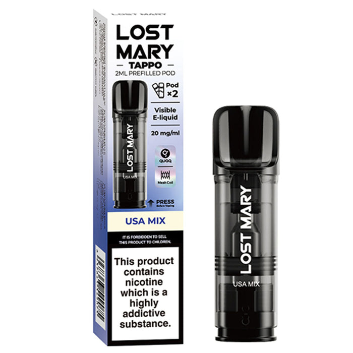Lost Mary Tappo Pods  Lost Mary USA Mix  