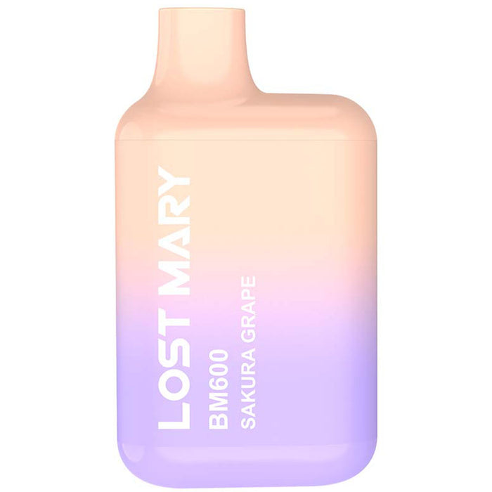 Lost Mary BM600 Disposable Vape 2%  Elf Bar 20mg Sakura Grape 
