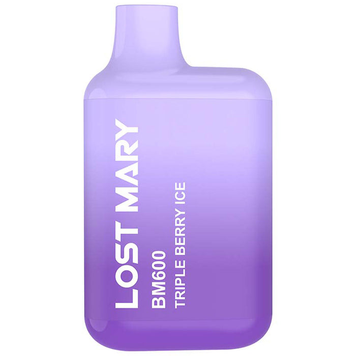 Lost Mary BM600 Disposable Vape 2%  Elf Bar 20mg Triple Berry Ice 
