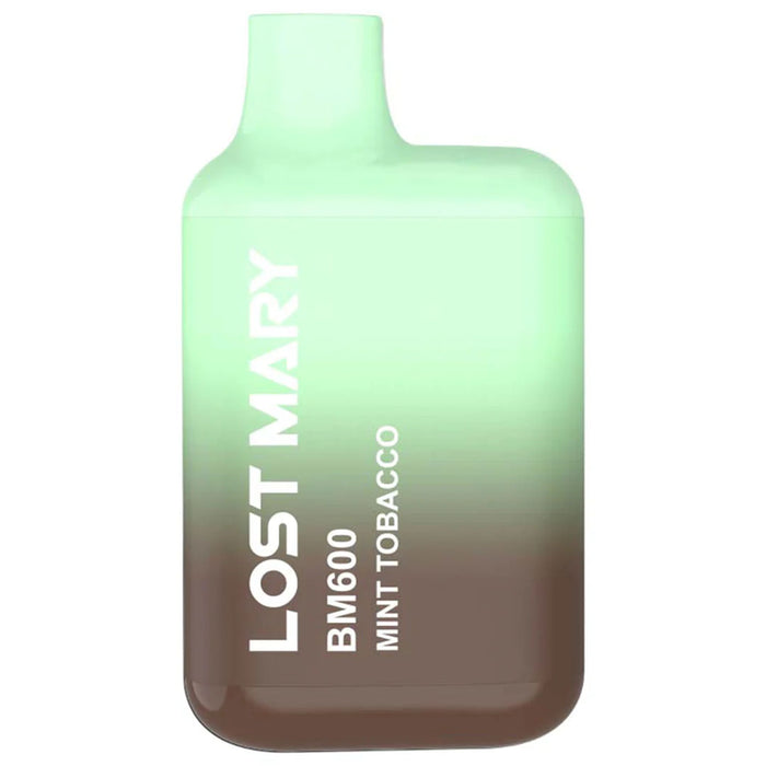 Lost Mary BM600 Disposable Vape 2%  Elf Bar 20mg Mint Tobacco 