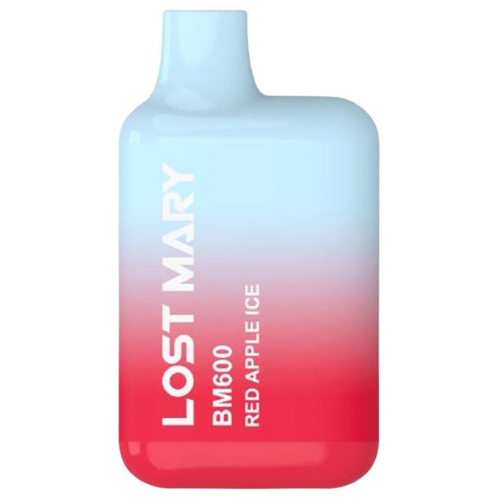 Lost Mary BM600 Disposable Vape 2%  Elf Bar 20mg Red Apple Ice 
