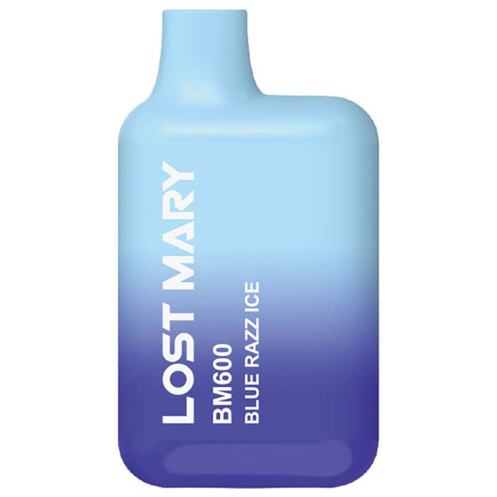 Lost Mary BM600 Disposable Vape 2%  Elf Bar 20mg Blue Razz Ice 