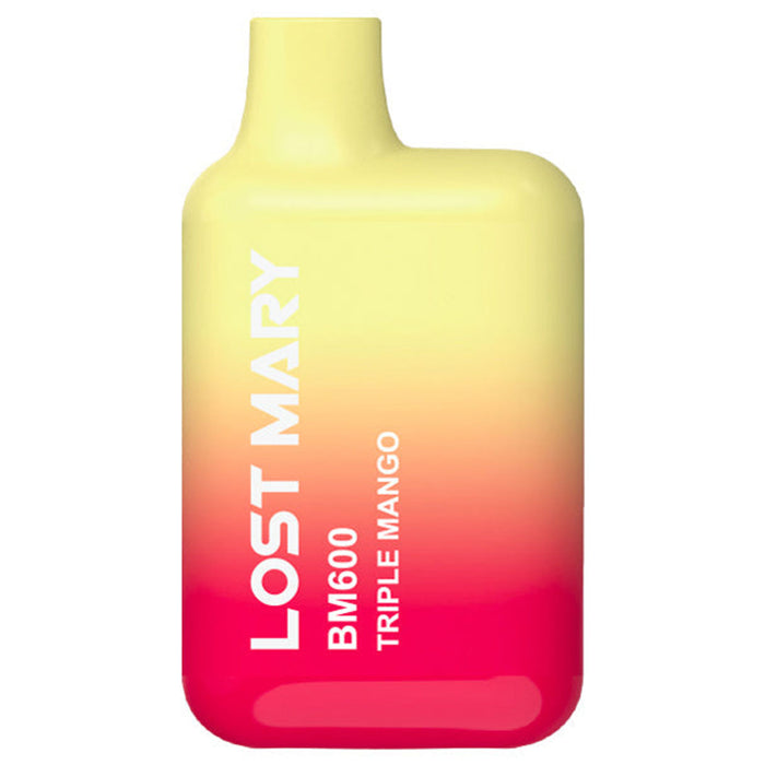Lost Mary BM600 Disposable Vape 2%  Elf Bar 20mg Triple Mango 