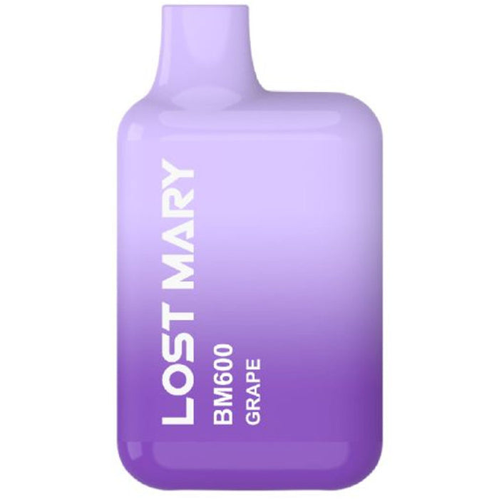 Lost Mary BM600 Disposable Vape 2%  Elf Bar 20mg Grape 