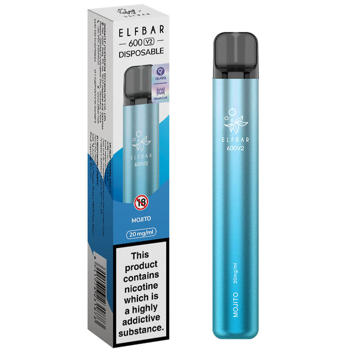 Elf Bar 600 V2 Disposable Vape  Elf Bar Mojito  