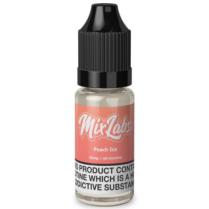 Peach Ice Nicotine Salt By Mix Labs 10ml  Mix Labs   