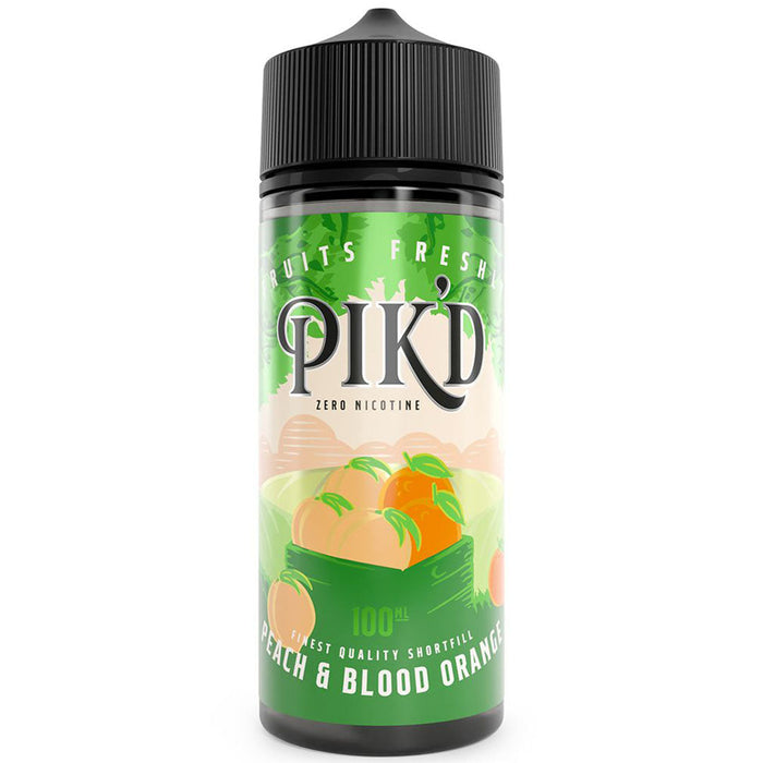 Peach & Blood Orange 100ml Shortfill By Pikd  Pikd   