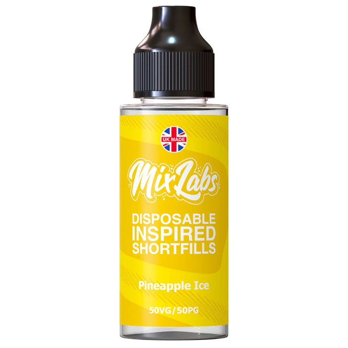 Pineapple Ice Shortfill By Mix Labs 100ml  Mix Labs   